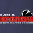 thumbnail image 3 of CafePress - Defenseman Long Sleeve Dark T Shirt - Long Sleeve Dark T-Shirt, 3 of 4
