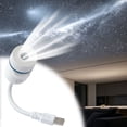 thumbnail image 4 of Hd Smart Dynamic Holographic Night Light Projector HD Star Projector 360° Adjustable 2-in-1 Galaxy Star Ocean USB Powered Ceiling Projector for Bedroom, 4 of 5