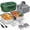 Green, variant on Sitlais Electric Lunch Box Food Heater, 12V/24V/110-220V Portable Food Warmer with 2 Stainless Steel Containers, Grey