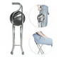 thumbnail image 4 of Bastón con Asiento Plegable, Bastón con Asiento, Bastones para Caminar, Bastón Grueso Antideslizante de Cuatro Patas para Ancianos, Ayudas para Viajes al Aire Libre(negro) Amonsee  No, 4 of 7