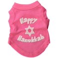 thumbnail image 2 of Happy Hanukkah Screen Print Shirt Light Pink Xs (8), 2 of 6