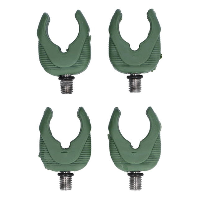 Soporte para caña de pescar con hilo, 4 piezas, caña de pescar para carpa, soporte para caña de pescar, soporte para caña de pescar, agarres para soporte a tope, tecnología de vanguardia