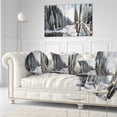 thumbnail image 3 of Designart Winter Morning Panorama - Landscape Photography Throw Pillow - 12x20, 3 of 5