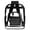 Black, variant on Clear Backpack Heavy Duty PVC Transparent See Through Large Capacity Bookbag for College Work Travel Security, Black