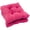 Bery Berry, variant on Blazing Needles 16 in. Solid Microsuede Square Tufted Chair Cushions, Indigo - Set of 6