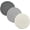 Gray, variant on Amerteer 100% Pure Cotton Potholders Set Trivets Set Thread Weave Hot Pot Holders Set (Set of 3) Stylish Coasters, Hot Pads, Hot Mats,Spoon Rest For Cooking and Baking by Diameter 7 Inches (Blue)