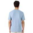 thumbnail image 4 of Gildan Light Cotton Short Sleeve T-Shirt, Modern Classic Fit Crewneck Tee for Men, Light Blue, M, 4 of 5