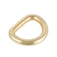 thumbnail image 2 of Metal D Ring 0.63"(16mm) D-Rings Buckle for Hardware Bags Belts Craft DIY Accessories Gold Tone, 50pcs, 2 of 5