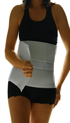 Alpha Medical Hospital Grade Abdominal Binder for hernias, surgery, pregnancy, compression and more (10' Width XX-Large Length)
