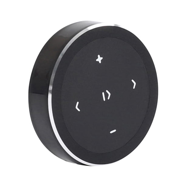 Botón de control multimedia automático portátil Reproducir música MP3 Sonido de baja latencia Negro