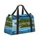 thumbnail image 2 of Fotbe Island And Coral Reef Bolsa de Viaje con Estampado, Bolsa de Fin de Semana para Mujer con Compartimento para Zapatos, Bolsa de Gimnasio con Bolsillo Húmedo, 2 of 7