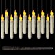 thumbnail image 1 of Halloween Decorations, 12PCS Floating Candles with Magic Wand Remote, 6.6" Hanging Flameless Taper Candles, Flickering Warm Light LED Candles Decor, 1 of 5