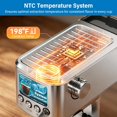 thumbnail image 3 of 20 Bar Espresso & Cold Brew Coffee Maker with Milk Frother, 42oz Removable Tank, Stainless Steel, Perfect for Cappuccino, Latte, Home Office, Silver, 3 of 4