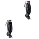 thumbnail image 1 of Jumpingount Pantalón de poliéster para hombre y mujer, banda elástica, informal, transpirable, lavable, fácil de combinar, pantalón largo de Gris oscuro SG 2piezas, 1 of 4