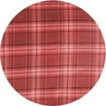 thumbnail image 1 of Ahgly Company Machine Washable Indoor Round Transitional Red Area Rugs, 6' Round, 1 of 7