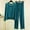 A186 Green, variant on Xdegoge 3-Pack Lounge Set for Women Wide Leg Pants with Cardigan and Cami Elastic Waist Soft Stretchy Breathable Sleepwear Pajamas Casual Outfits