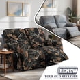 thumbnail image 5 of Xoenoiee Hunting Camo Forest Leaves Print 6-Piece Jacquard Recliner Loveseat Cover with Pockets, Stretchable Sofa Protector Washable Lazy Boy Recliner Slipcovers with Non-Slip Bottom, 5 of 6