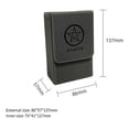 thumbnail image 2 of Black Blue Tarot Tarot Card Storage Box PU Leather Game Poker Deck Card Frame, 2 of 5