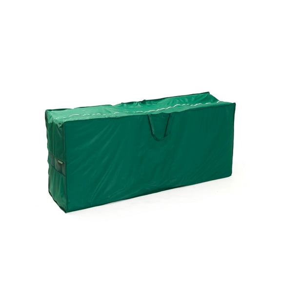 Covermates Cushion Storage Bag - Light Weight Material, Weather Resistant, Water Resistant Zipper, Cover Accessories, 48Wx 16D x 22H, Green