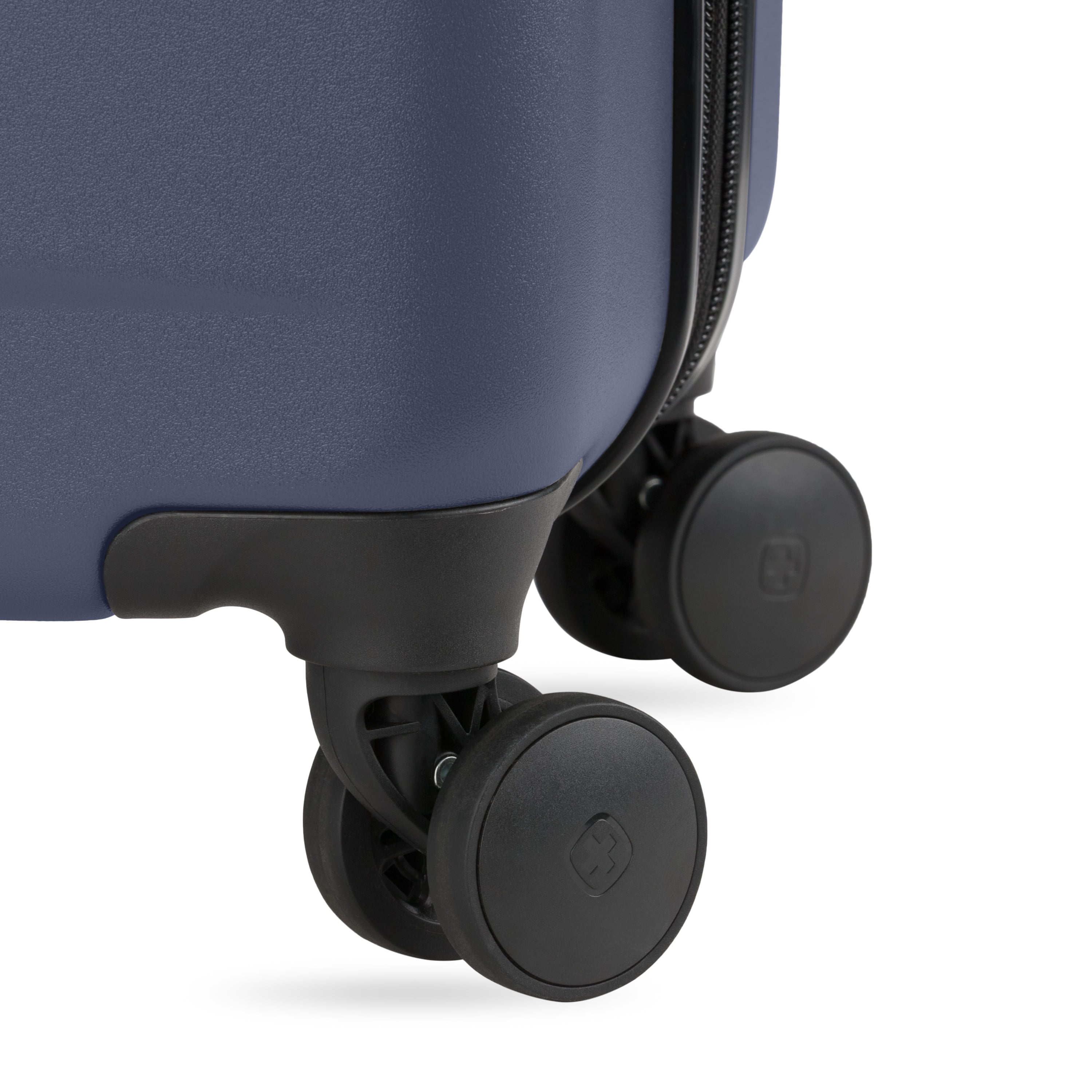 SWISSGEAR Stride Hardside Large Checked Spinner, Navy Blue
