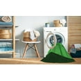 thumbnail image 2 of Ahgly Company Machine Washable Indoor Square Transitional Green Area Rugs, 3' Square, 2 of 7