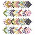 thumbnail image 7 of Soimoi Block PrintPrecut 5-inch CottonFabricQuiltingSquaresCharm Pack DIY Patchwork Sewing Craft- Multicolor, 7 of 7