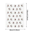 thumbnail image 3 of Ghost Reading Books Blanket, 2025 New Halloween Ghost Reading a Book Throw Blanket, Halloween Spooky Knitting Ghosts Readings Blankets, fits Couch Sofa Suitable for All Season, 31.49x47.24 Inch, 3 of 6