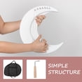 thumbnail image 3 of HONITANO Portable Moon Shaped Wooden Lyre Harp 7 String Instrument for Beginner Musicians, 3 of 8