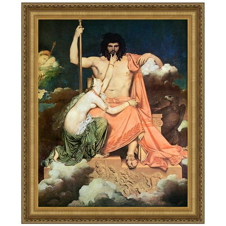 Design Toscano Jupiter and Thetis, 1811 by Jean Auguste Dominique Ingres Framed Painting