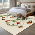 thumbnail image 4 of 5'x8' Area Rugs, Ladybugs Eucalyptus Indoor Outdoor Area Rug for Living Room Bedroom, Spring Botanical Leaves Green Washable Bathroom Rugs Kitchen Floor Carpet Mats Home Decor Aesthetic, 4 of 8