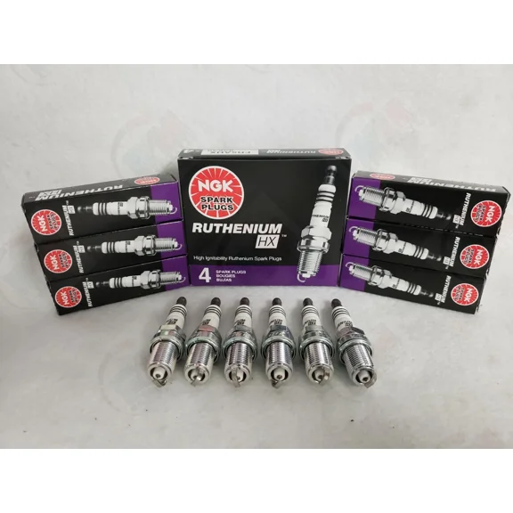 NGK RUTHENIUM HX Spark Plugs LKR7AHXS 96358 Set of 6