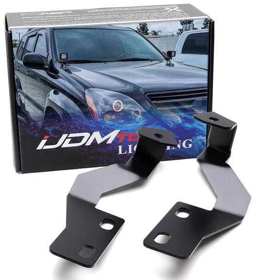 Heavy Duty Steel Constructed A-Pillar Ditch Light Mounting Bracket Hardware For Lexus 2003-2009 GX GX470