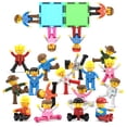 thumbnail image 1 of Set de expansión con figuras magnéticas de personajes PicassoTiles, 16 piezas, 1 of 9