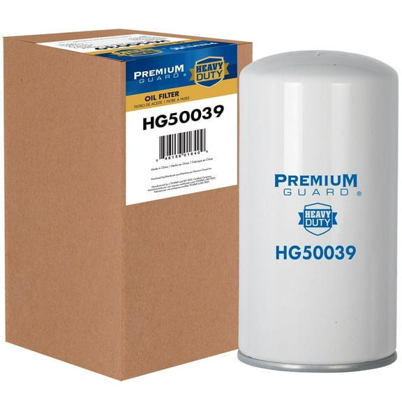 PG HG50039 Oil Filter|Fits 2011-08 Mitsubishi Fuso FK260,2004-96 FM-MR,2003-96 FM-HR