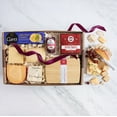 thumbnail image 2 of igourmet Say Cheese! Gift Box -  A stunning assortment of gourmet cheeses, crackers and snacks, and a set of our igourmet elegant cheese board and signature cheese Storage Bag, 2 of 8