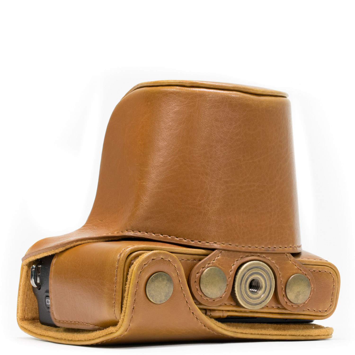 MegaGear MG669 Ever Ready Leather Camera Case compatible with Canon EOS