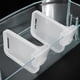 thumbnail image 4 of Organizador de divisores de refrigerador de plástico | Separador de almacenamiento ajustable | Tablero divisorio de plástico fácil de instalar | Ahorro de espacio para refrigeradores y despensas, 4 of 8