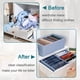 thumbnail image 5 of Organizador de 2 cajones para pantalones vaqueros, bolsa de almacenamiento divisora ​​de ropa, caja de almacenamiento organizadora de ropa divina para el hogar (7 + 9 compartimentos), 5 of 5