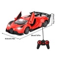 thumbnail image 3 of Coche de juguete Control remoto Recargable Coche de carreras Juguete Inalámbrico de alta velocidad Regalo para niños, Tipo 1, Rojo Inevent FN000522-01B, 3 of 7