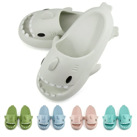

SAGUARO Cloud Shark Slides for Kids Cute Cartoon Slippers Shower Sandals