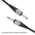 thumbnail image 3 of Cable 10m/33ft Audio Instrument Cable  6.35mm Interface Male to Male Straight-to-Straight Corrosion-resistant Professional Audio Cable Low Noise Mono Connection Instrument Cable, 3 of 7