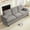 Light Gray, variant on ZAFLY 82” Deep Seat Couch with Wide Armrest, Oversized Sofas and Couches for Small Space/Living Room - Dark Gray