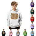 thumbnail image 3 of WOYY Little Boys 100 Days Of School Hoodie Long Sleeve Hooded Sweatshirt, Sizes 6-7, 3 of 3