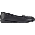 thumbnail image 2 of Women's Aerosoles Brielle Loafer Black Faux Leather 9 W, 2 of 5
