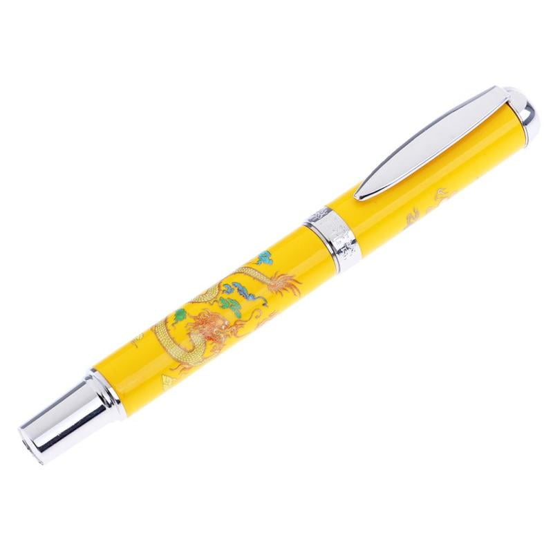 Mini Metal Stainless Steel Bolt Action Gel Rollerball Pen Office Smoothly 