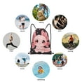 thumbnail image 6 of Daiia Chibi Axolotl Sakura Fantasy Pattern Drawstring Backpack, Gym Bag, Lightweight Backpack, Water-Resistant Bag Travel Sports Backpack, Fitness Bag, Yoga Bag-Small, 6 of 6