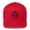 Red, variant on AA NA lg Black Circle Triangle 12-step Clean Sober Logo Sobriety Recovery Gifts Retro Mesh Hat (Red)