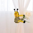 thumbnail image 4 of Xecvkr Honeybee Curtain Tieback Clip Drapery Clamp Window Bedroom Nursery Decorative Yellow Nylon Secure Non Slip Easy Install Durable Subtle Accent Gift 1pc Yellow, 4 of 6
