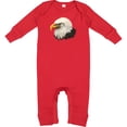 thumbnail image 2 of Inktastic Bald Eagle Baby Romper Coveralls, 2 of 4