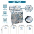 thumbnail image 6 of Blue Flowers Table Runner 90 Inches, Spring Watercolor Botanical Floral Leaf Plant Bed Runner Dresser Scarves Tabletop for Indoor Outdoor Parties/Ceremony/Banquet, 13" x 90", 6 of 9